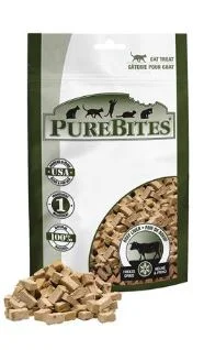 - Natural rubber pet toysPurebites Feline Cat Treats