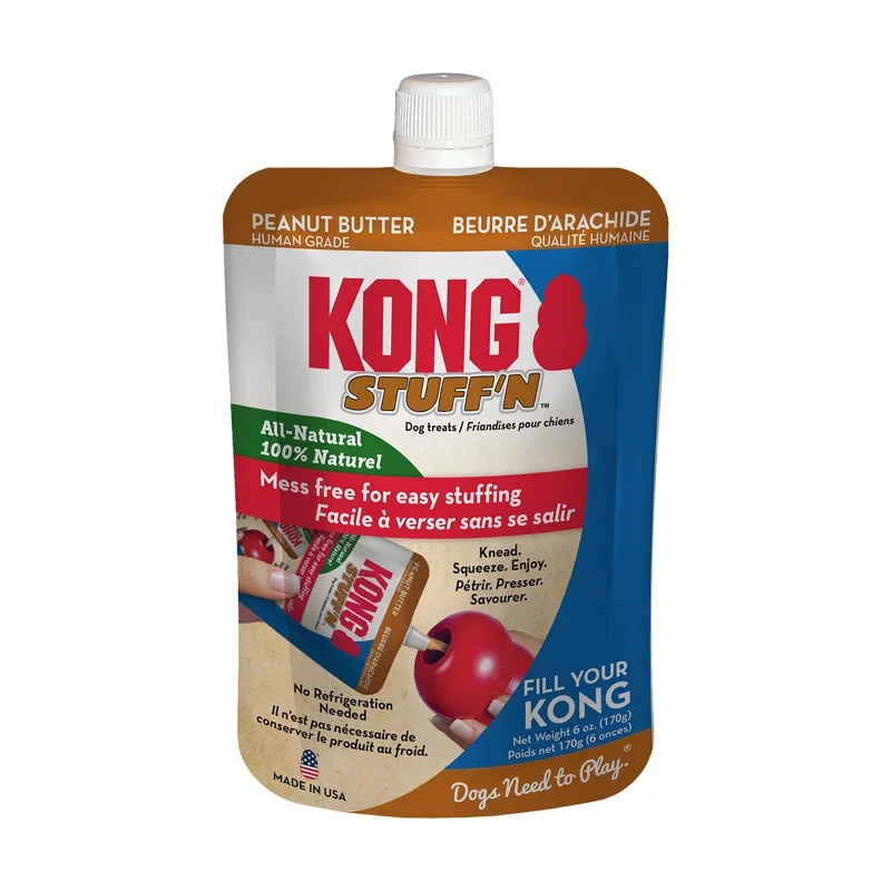 KONG Stuff N All Natural Peanut Butter Treat Paste For Dogs 170g