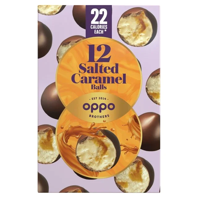 Oppo Brothers Salted Caramel Ice Cream Balls   12 x 14ml