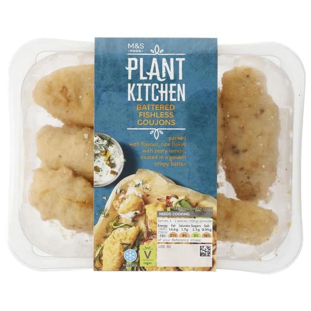 M&S Plant Kitchen Fishless Goujons   300g