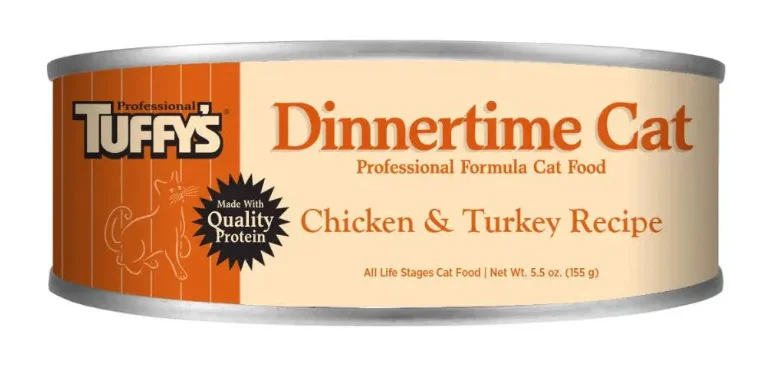 2. **Brand-Related**  Tuffy's Dinnertime Chicken & Turkey Canned Cat Food 5.5 oz