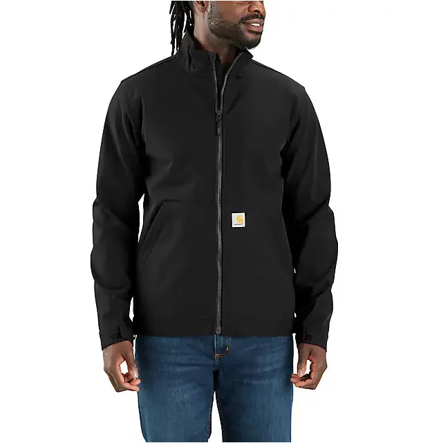 Rain Defender Relaxed Fit Softshell Jacket - 1 Warm Rating - Black