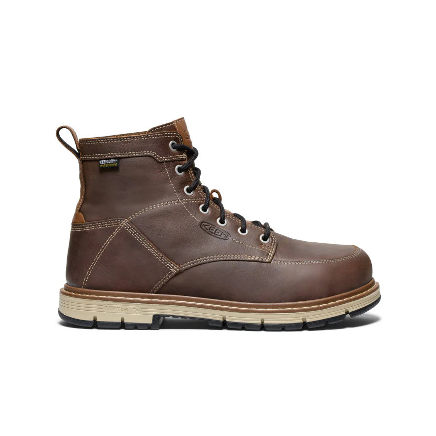 Men's San Jose 6in Waterproof 90° Heel Boot (Aluminum Toe)