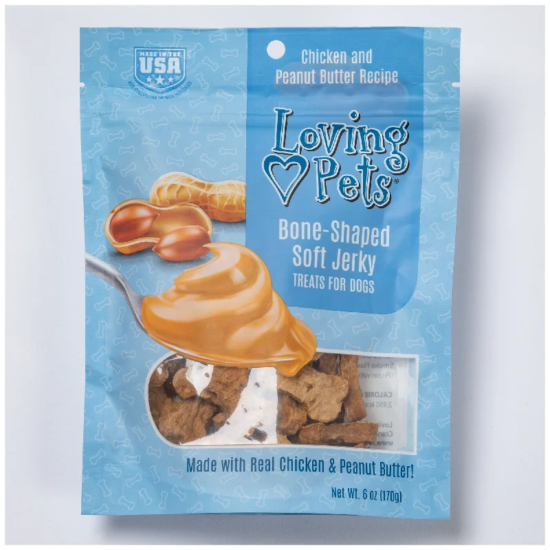 Loving Pets® Peanut Butter Jerky Bones