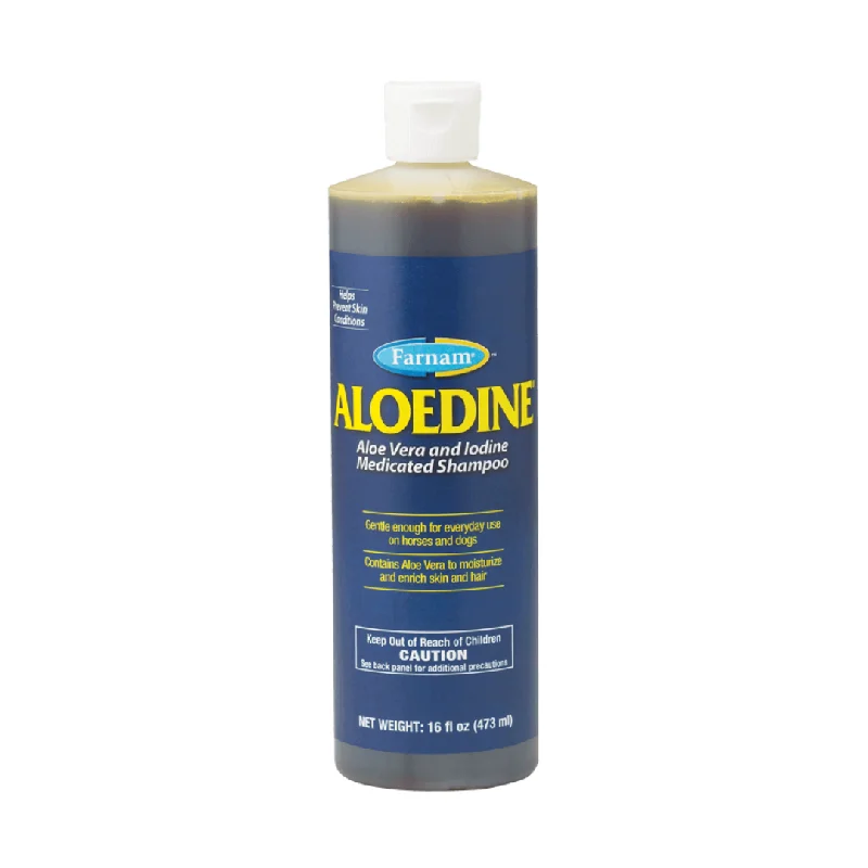 making it smoother and more shiny.Farnam Aloedine Medicated Shampoo for Horses and Dogs