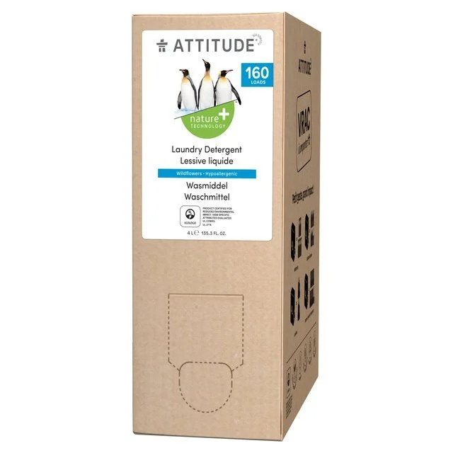 Attitude Bulk 2 Go Laundry Detergent Wildflowers 160 Washes   4L