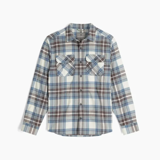 Men's Lost Coast Flannel Plaid Long-Sleeve - Ivory Sonoma Plaid