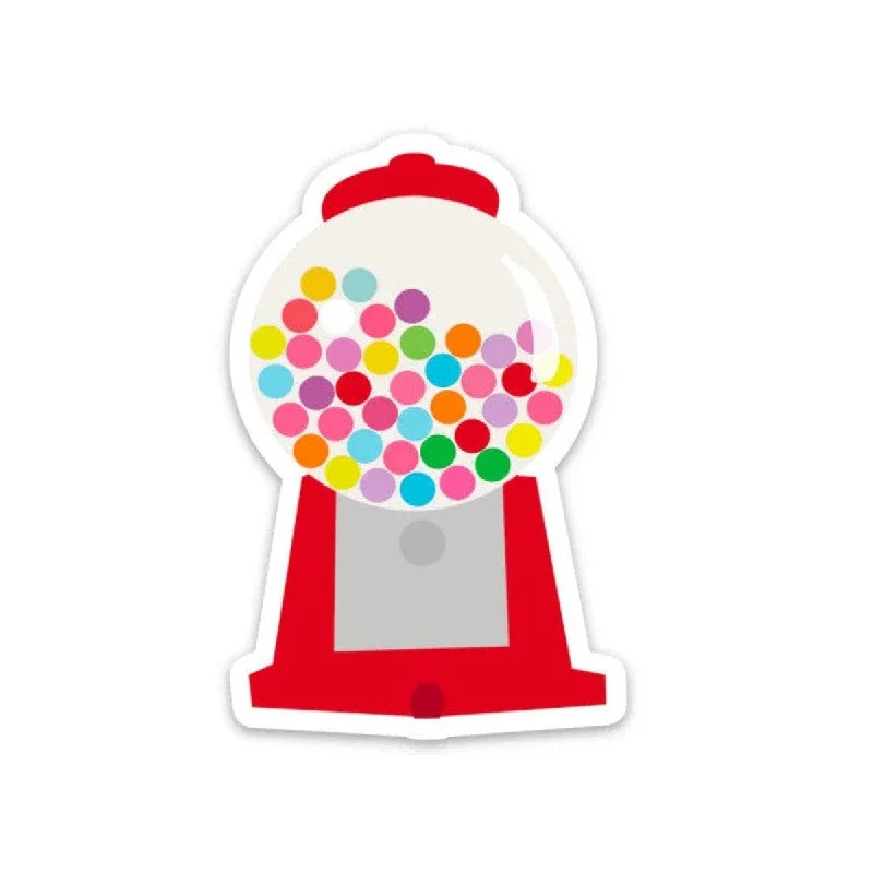 gum ball machine vinyl sticker