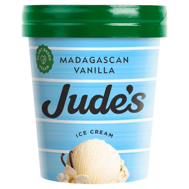 Jude's Plant Based Madagascan Vanilla Ice Cream   460ml