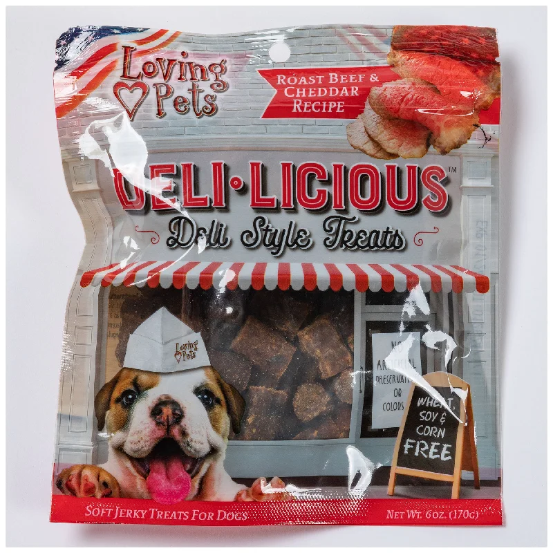 Loving Pets® Deli-Licious Roast Beef & Cheddar Recipe Dog Treats