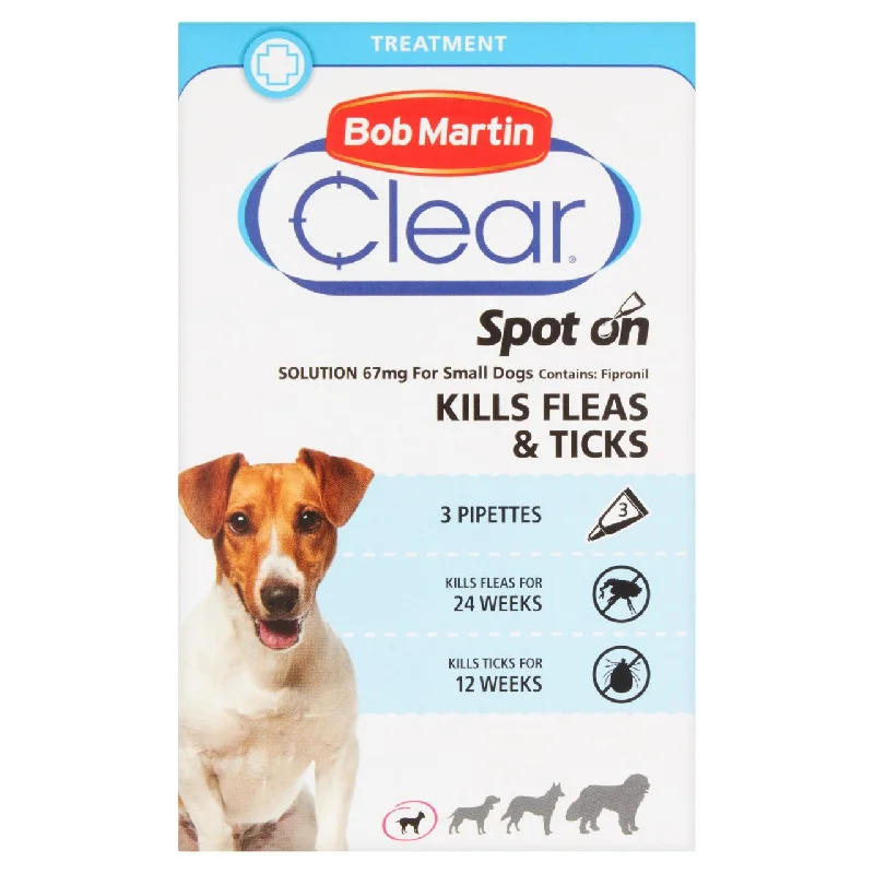 - Dog food nutritional analysisBob Martin Flea Clear Spot On Small Dog 3 per pack