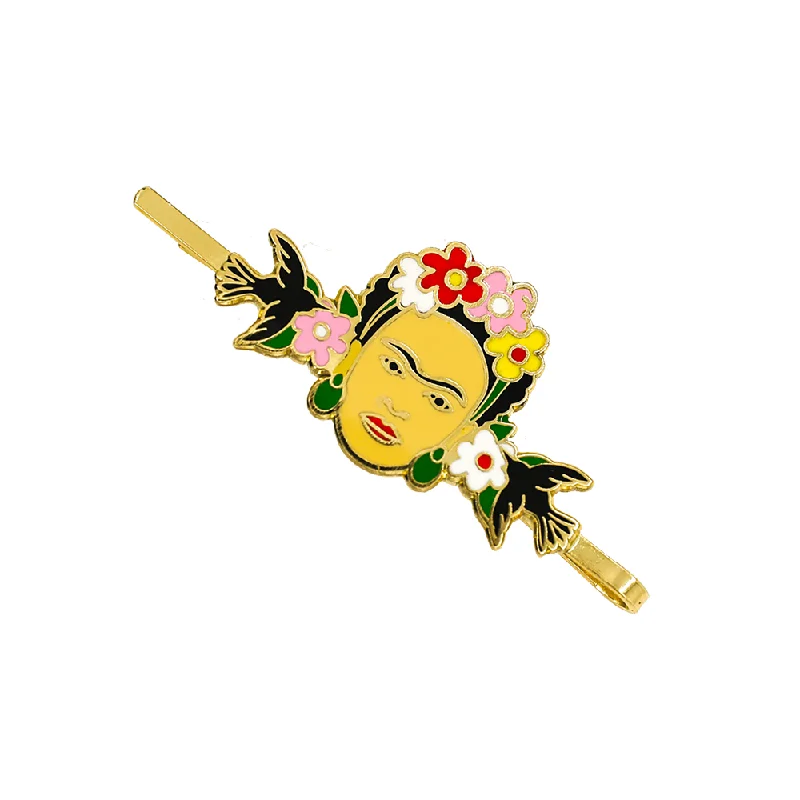 Yellow Owl Hair Pin Frida