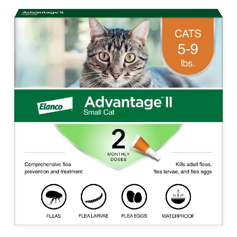 making it smoother and more shiny.Advantage II Flea Spot Treatment for Cats, 5-9 lbs