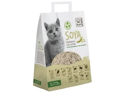 making it smoother and more shiny.Soya Organic Cat Litter 6 L - 100% Biodegradable