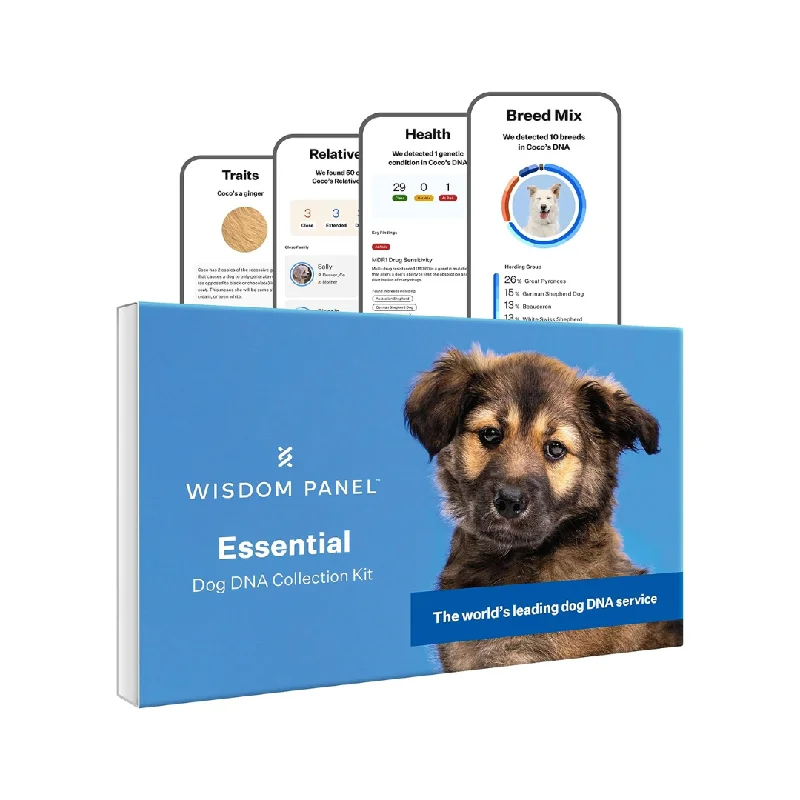 remove dead hair and dandruff, and promote pet skin health.Wisdom Panel Essential Dog DNA Kit