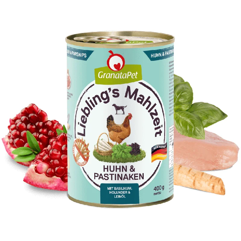 GranataPet Liebling's Mahlzeit - Chicken & Parsnips Dog Wet Food