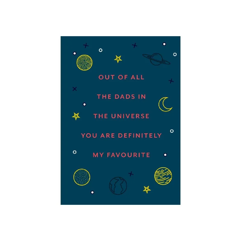 Iko Iko Patterned Card Dads in the Universe