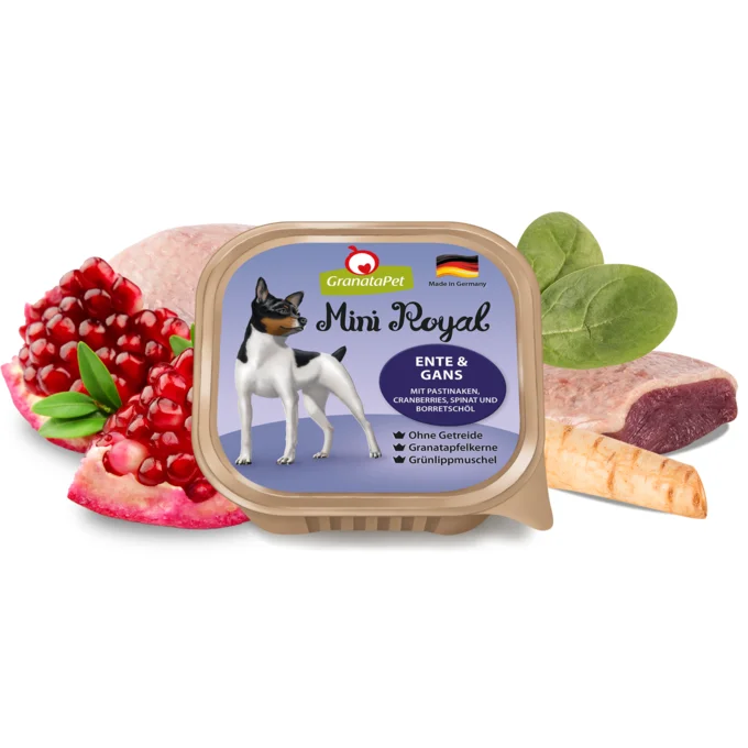 GranataPet Mini Royal - Duck & Goose Dog Wet Food 150g