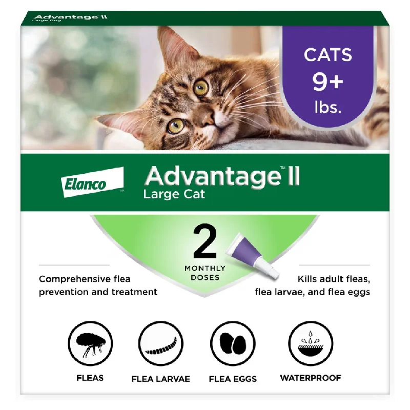 Pet conditioner: used to care for pet hair,Advantage II Flea Spot Treatment for Cats, 9+ lbs