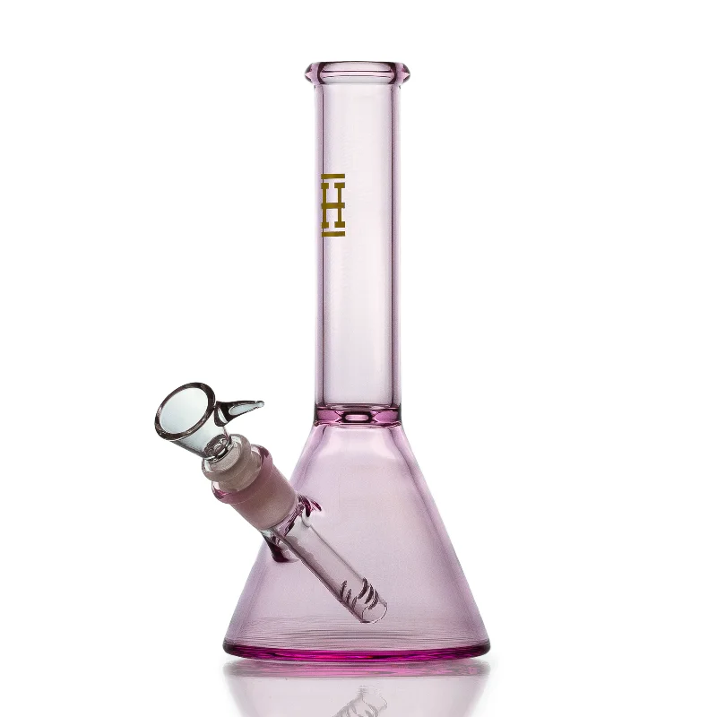 HEMPER - Pink Beaker Bong 9"