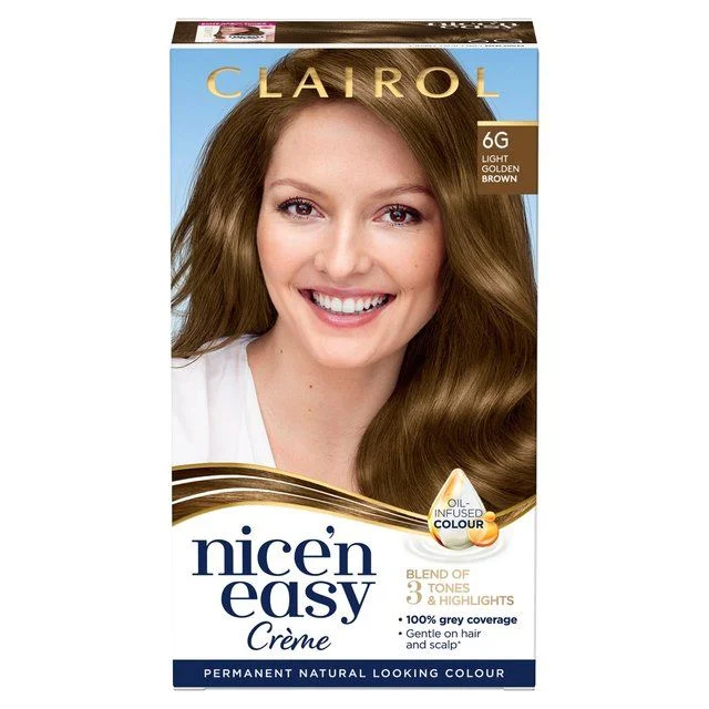 Clairol Nice'n Easy Hair Dye 6G Light Golden Brown