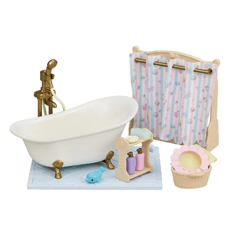 Calico Critters bath and shower set