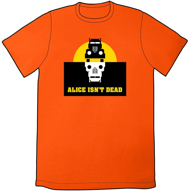 Alice Isn't Dead Podcast Logo Shirt - Orange