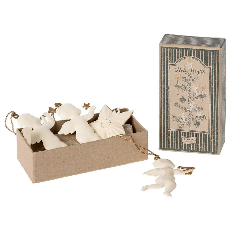 Maileg metal ornament set - holy night