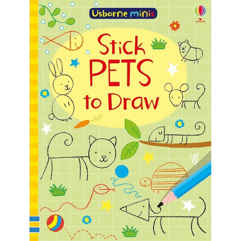 Usborne mini stick pets to draw