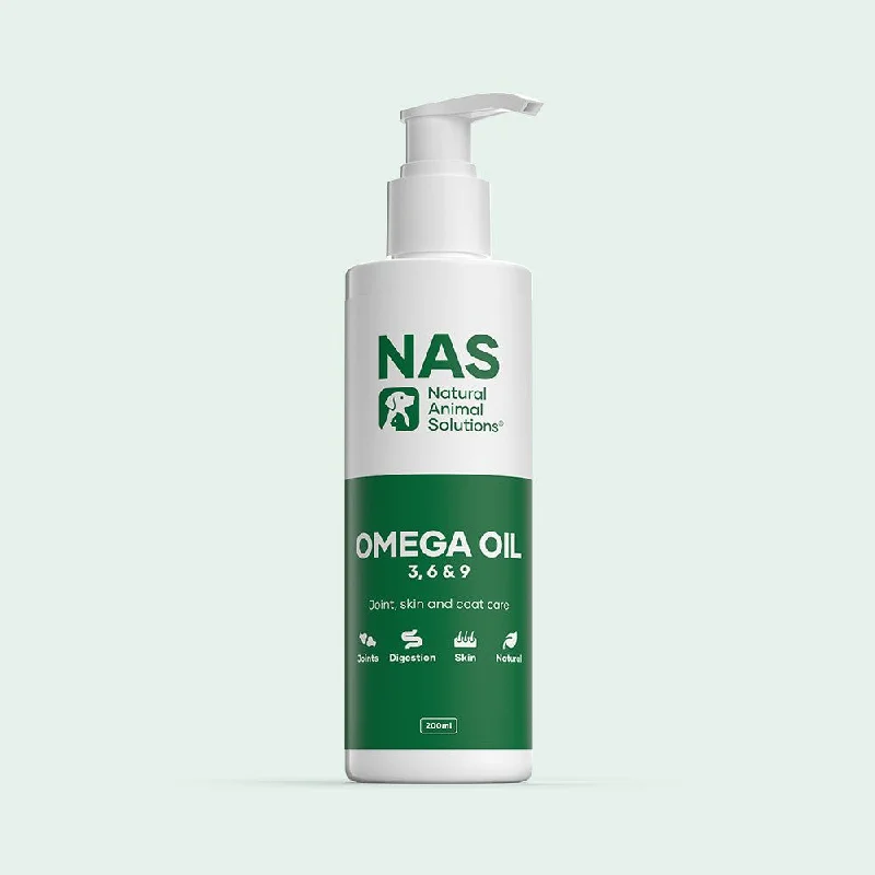 NAS Natural Animal Solutions - Omega 3,6 & 9 Oil 200ml For Cats