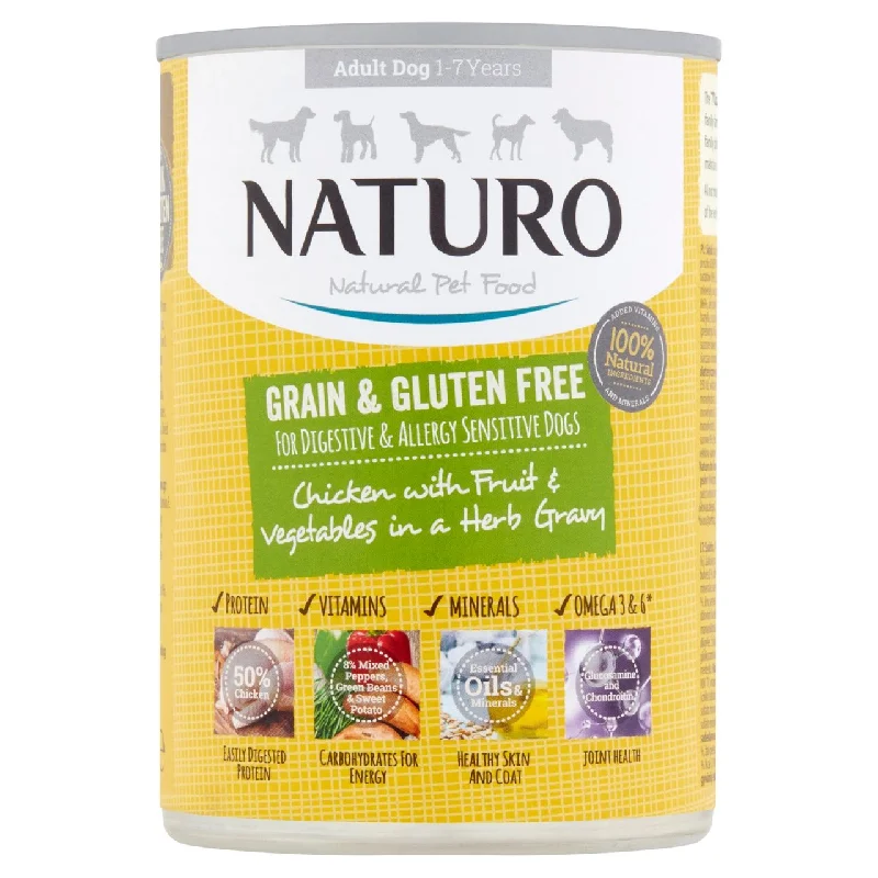 - Weight loss dog foodNaturo Natural Pet Food Chicken with Fruit & Vegetables in a Herb Gravy 390g