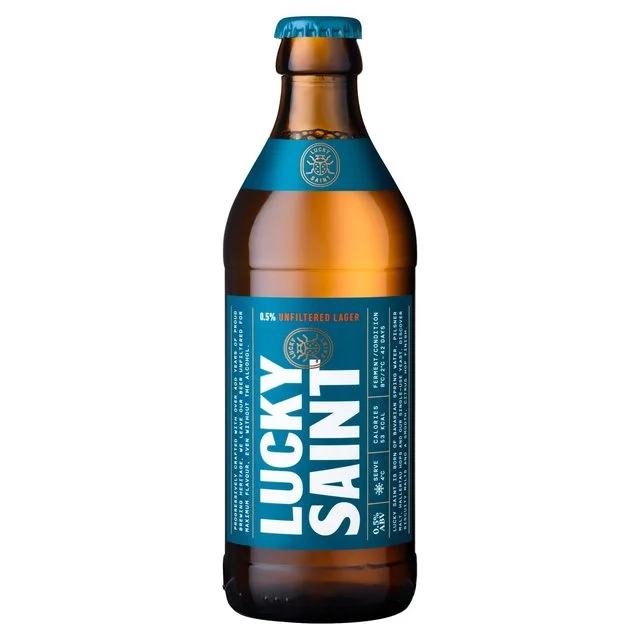 Lucky Saint Low Alcohol Unfiltered Lager   330ml