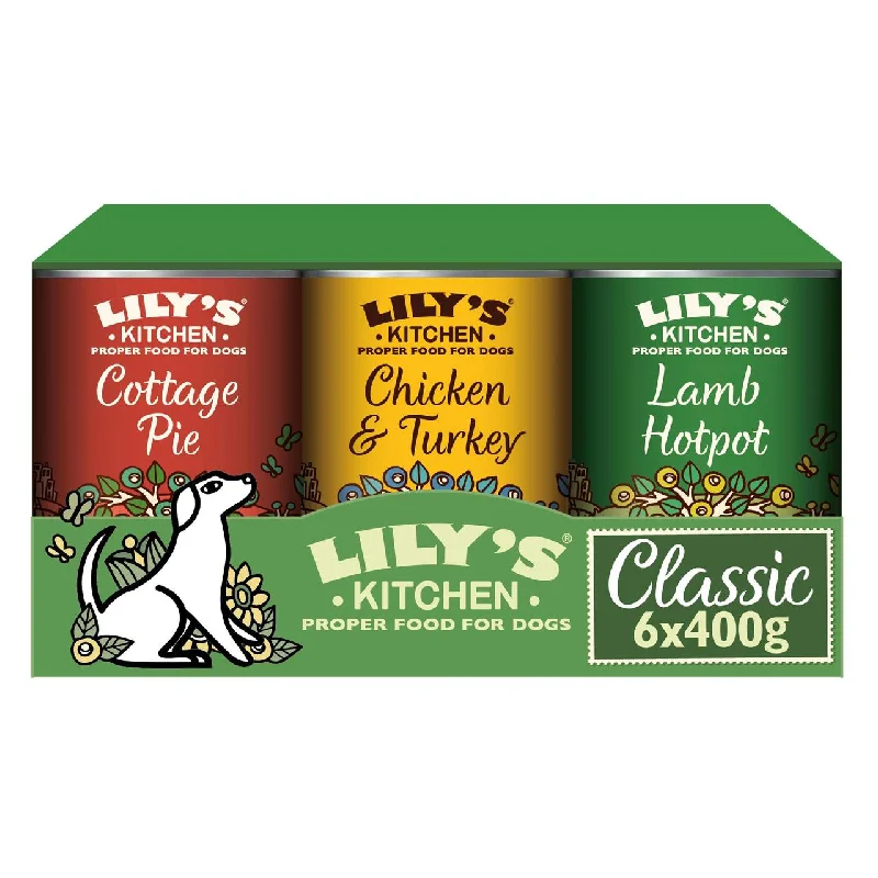 -Grain-free dog food recommendationLily's Kitchen Classic Recipes for Dogs Multipack 6 x 400g