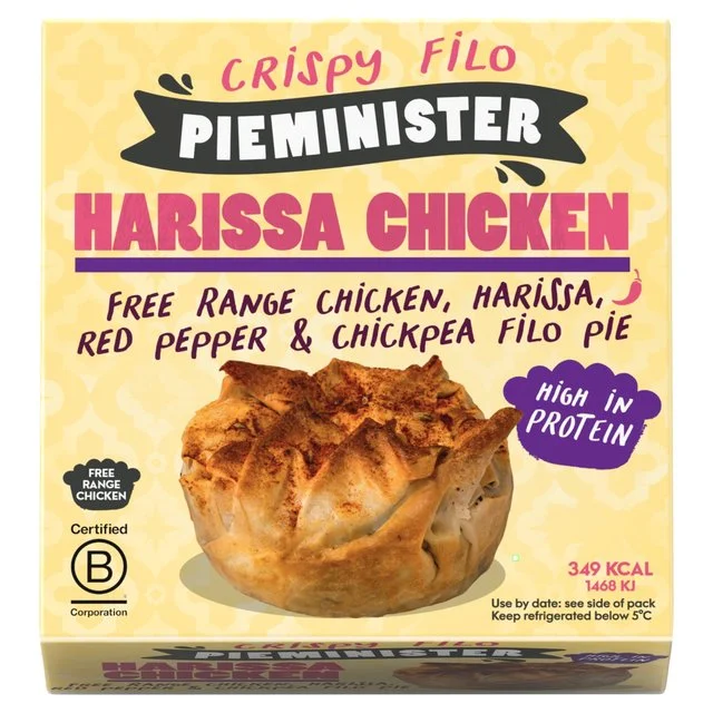 Pieminister Harissa Chicken Filo Pie   230g