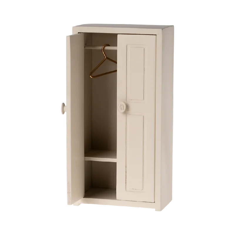 Maileg mice wooden closet - cream