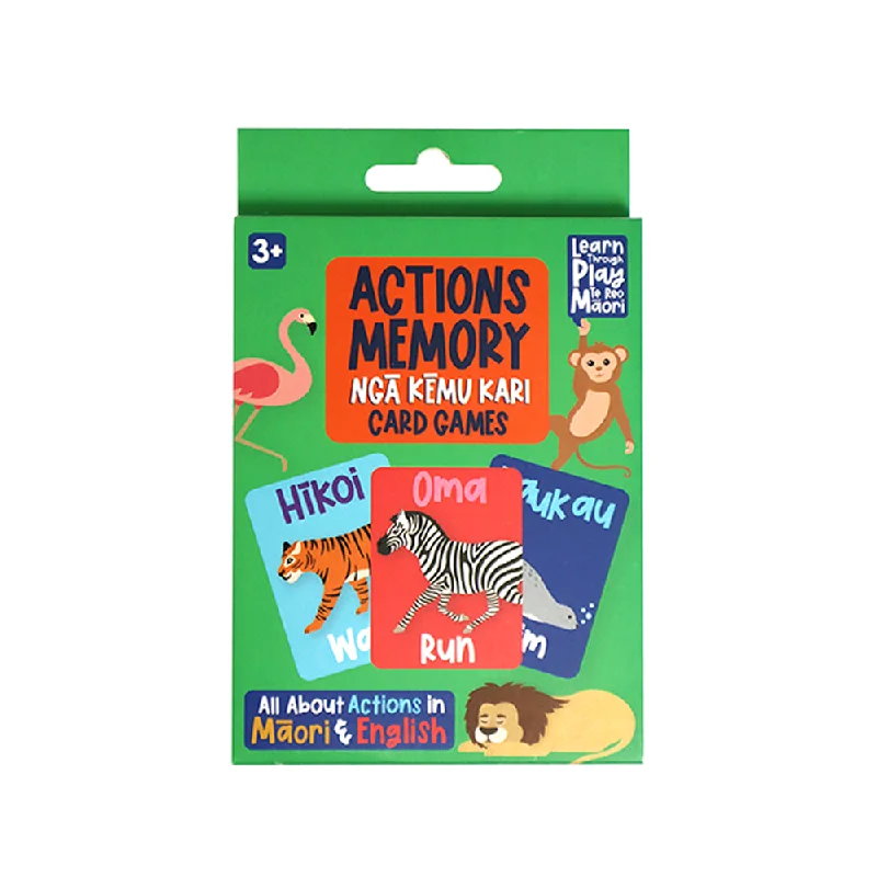 Memory Game Te Reo Actions 40 Cards