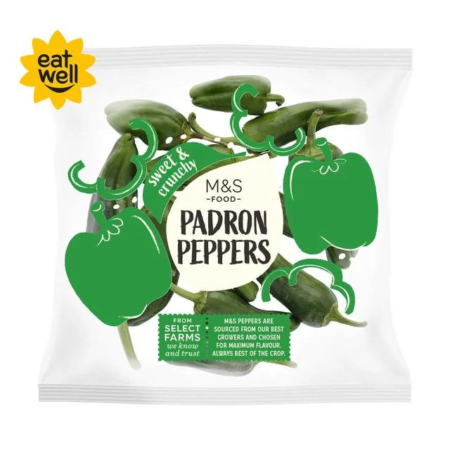 M&S Padron Peppers   130g