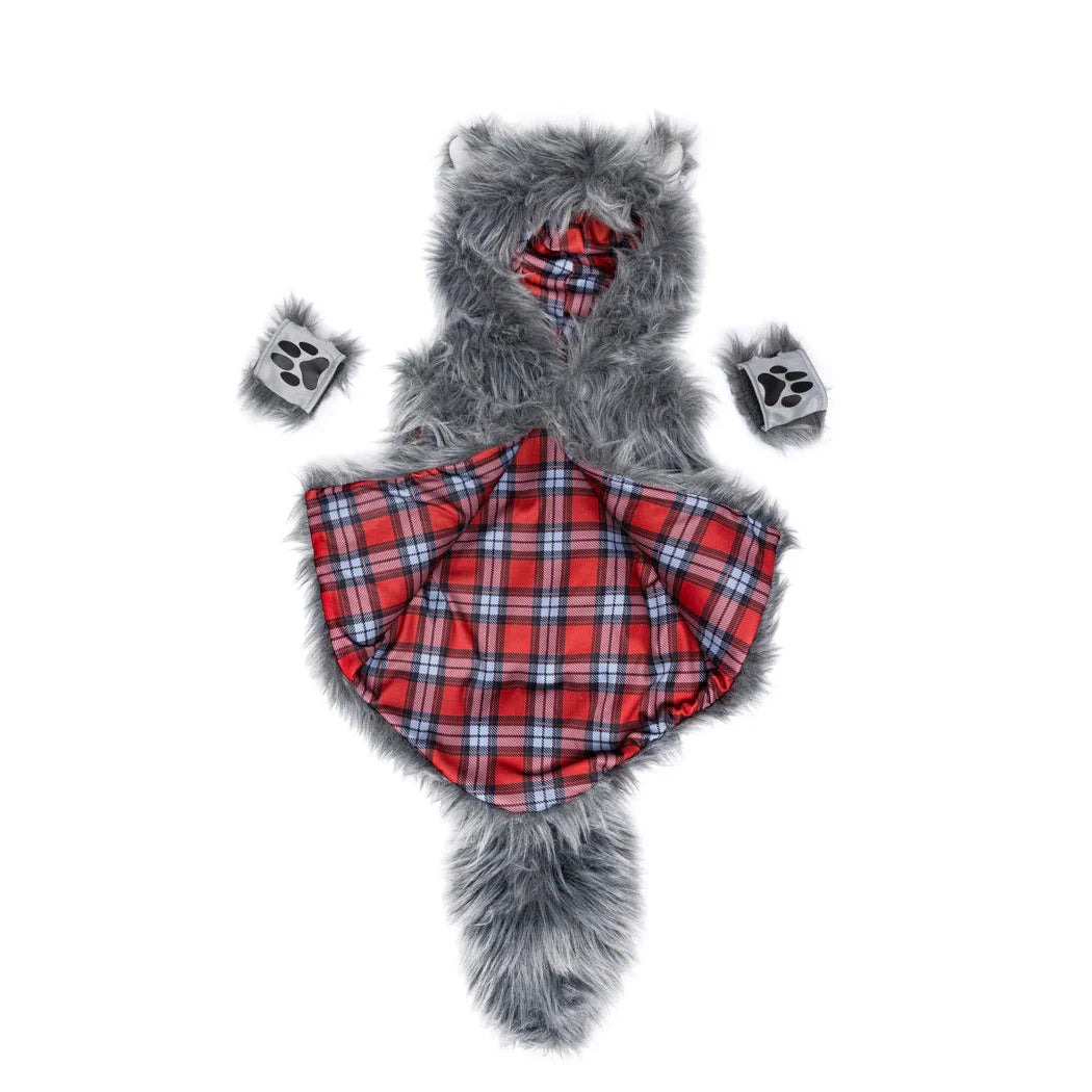 big bad wolf vest with gloves size 3-4