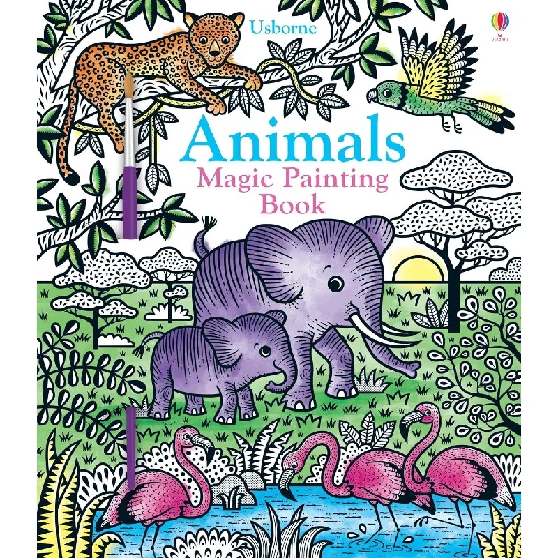 Usborne animals magic painting book