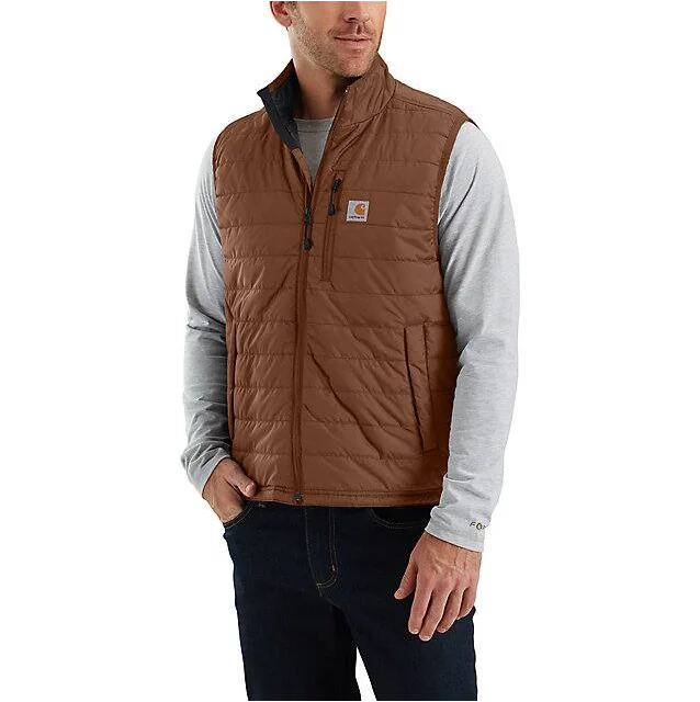 Men's Rain Defender Insulated Vest - Relaxed Fit - Mocha