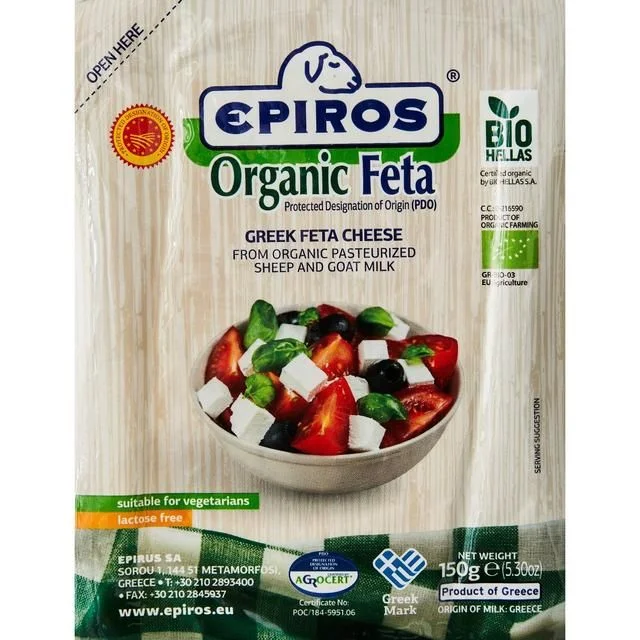 Epiros Organic Sheep & Goat Milk Feta   150g