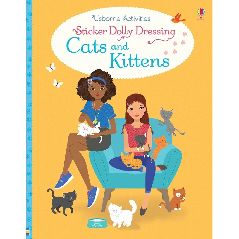 Usborne sticker dolly dressing: cats and kittens