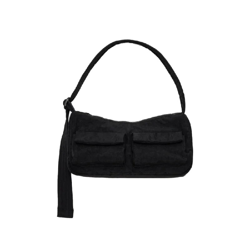 Baggu Cargo Shoulder Bag Black