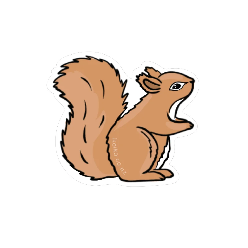 Iko Iko Fun Size Sticker Squirrel