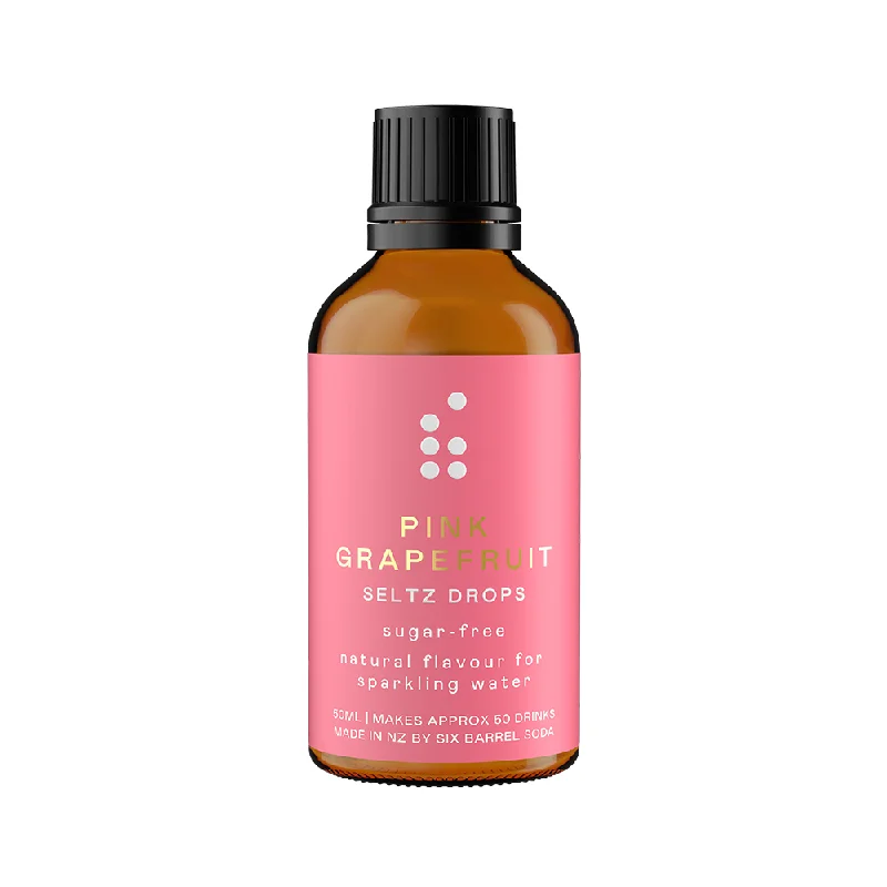 Six Barrel Soda Seltz Drops 50ml Pink Grapefruit