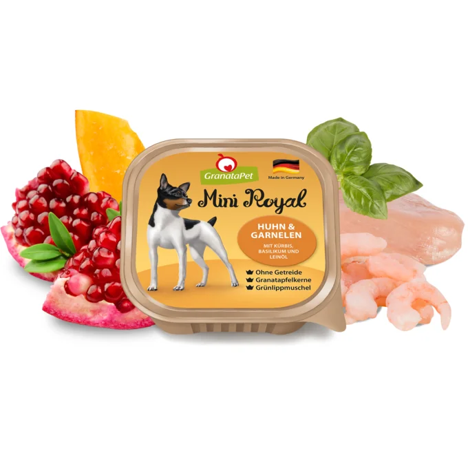 GranataPet Mini Royal - Chicken & Prawns Dog Wet Food 150g