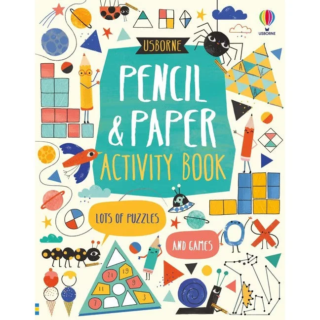 Usborne paper and pencil activity book