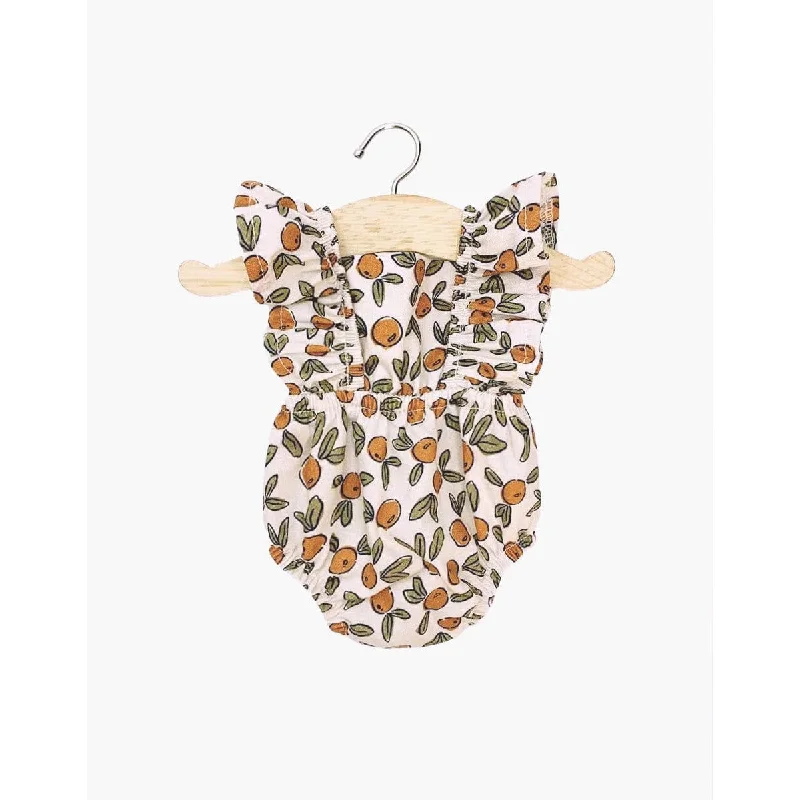 Minikane gordis lou retro romper in orange blossoms