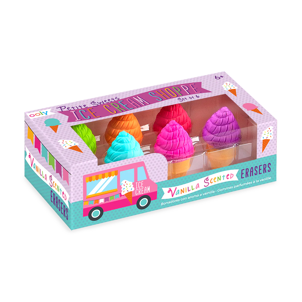 Ooly petite sweets ice cream shoppe scented erasers