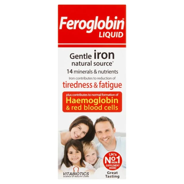 Vitabiotics Feroglobin Iron Minerals & B Vitamins Liquid    200ml